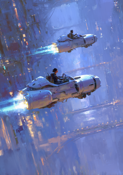 Futuristic Space Warriors