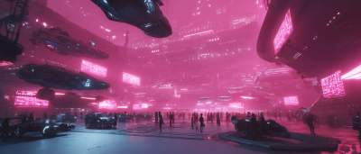 Gritty Retro Future Scene