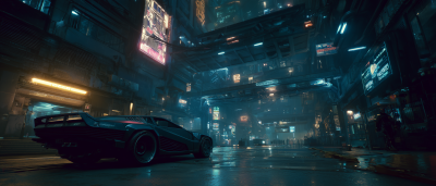 Cinematic Gritty Retro Future