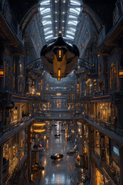 Autonomous Flight in a Space Colony