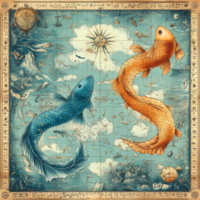 Mermaid Style Weather Map