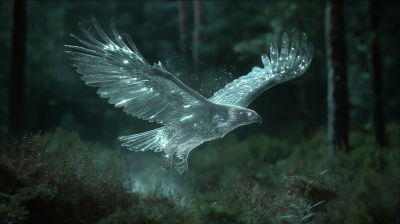 Transparent Eagle Silhouette
