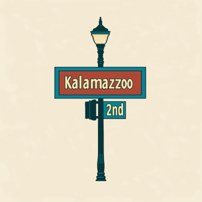Kalamazoo Street Sign Graphic