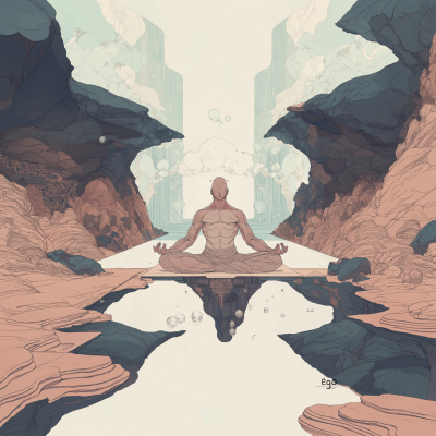 Ego-less Meditation in Space