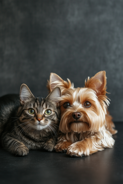 Miniature Dog and Cat