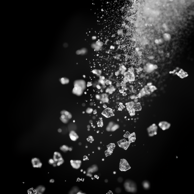 Flying Silica Gel Granules