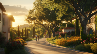 Serene Cycling Track