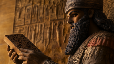 Realistic Assyrian King