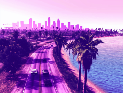 Vice City Highway Landscape