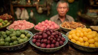 Vibrant Asian Food Market