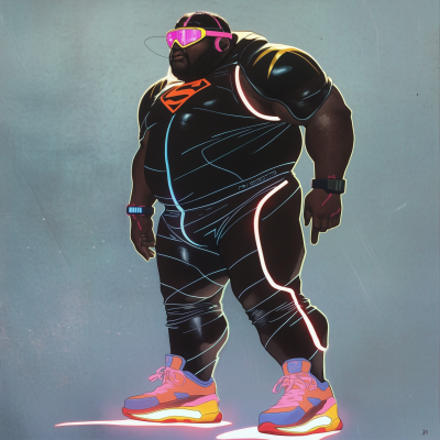 Colorful Superhero Metron