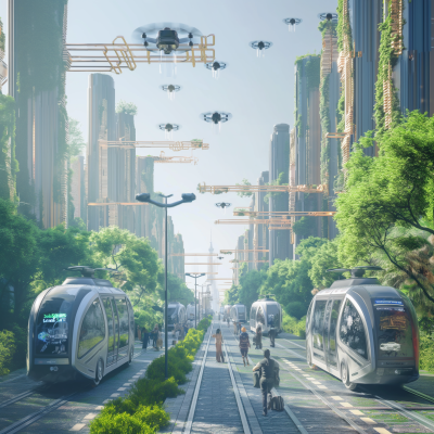 Futuristic Urban Landscape