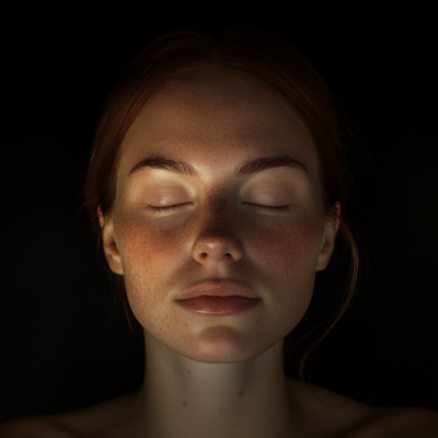 Close-up of a Woman’s Face