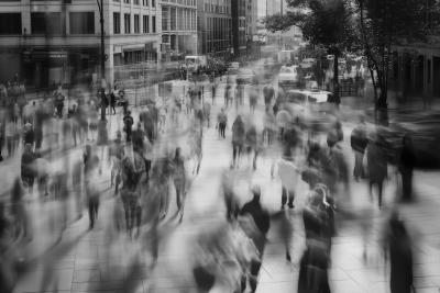 Busy Day in New York