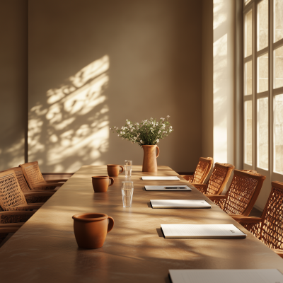 Minimalist Boardroom