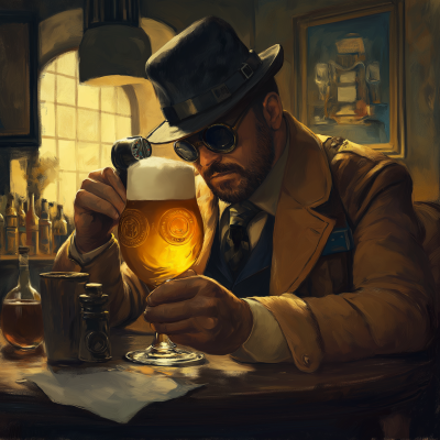 Spy Analyzing Altbier