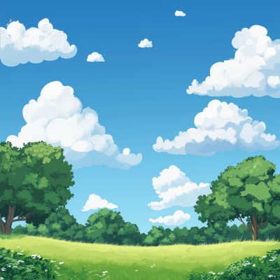 Cartoon Sky Background