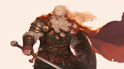 Dwarf Warrior in Battle