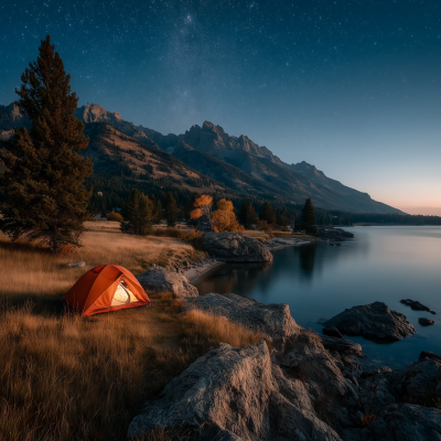 Summer Mountain Camping