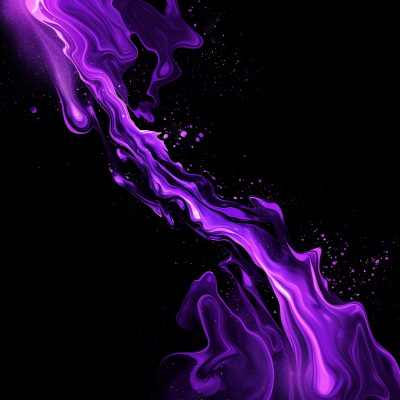 Purple Black Cute Wallpaper