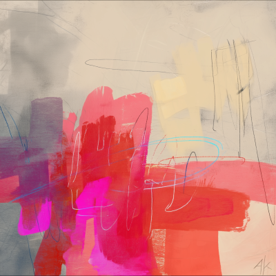 Vibrant Abstract Composition