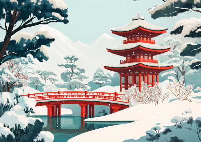 Winter in Japan