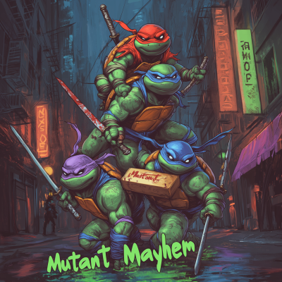Ninja Turtles in Action