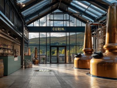 Irish Whiskey Distillery Interior