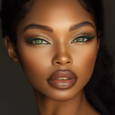 Beautiful Black Woman Headshot
