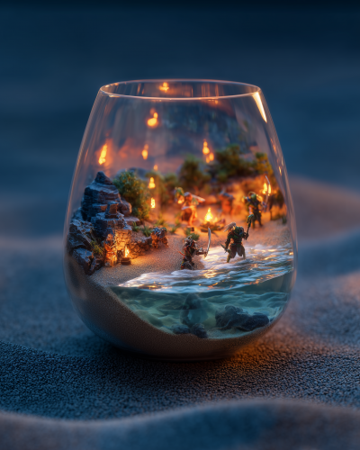 Miniature Beach Adventure