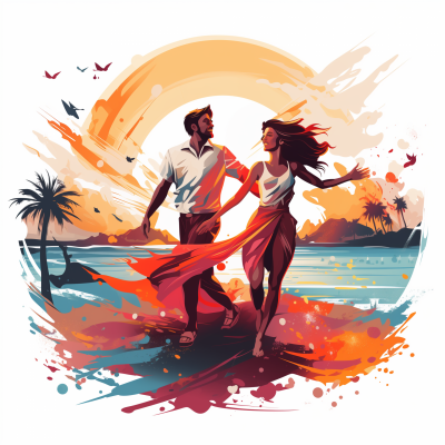 Dancing on the Beach