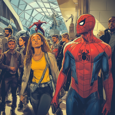 Comic Style Civilians