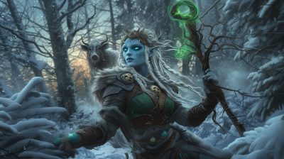 Female Goliath Druid