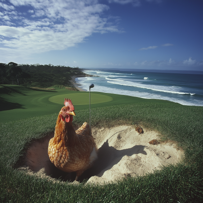 Giant Chicken Golf