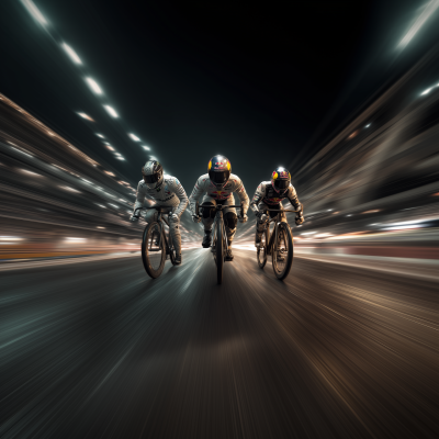 Formula One Drivers on Bikes