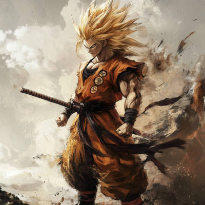 Super Saiyan Samurai Goku
