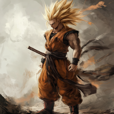 Super Saiyan Samurai Goku
