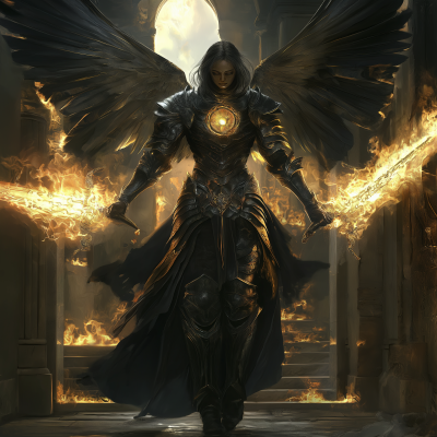 Archangel in Light and Darkness