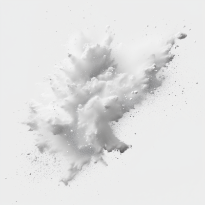 White Powder Swirl