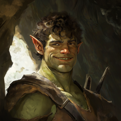 Half-Orc Half-Halfling Character
