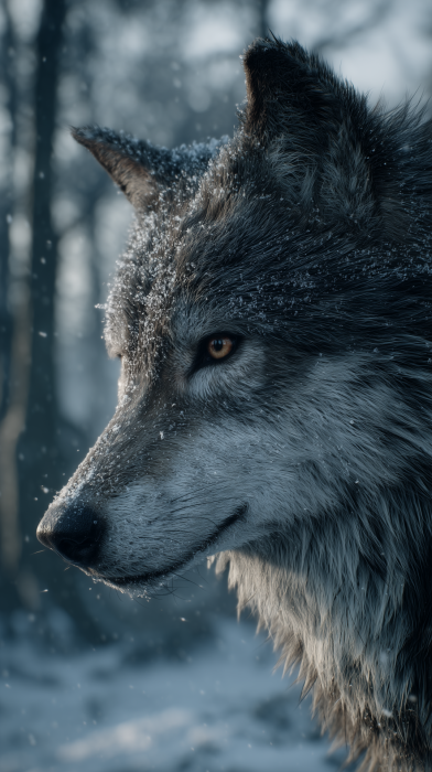 Realistic Wolf Shape