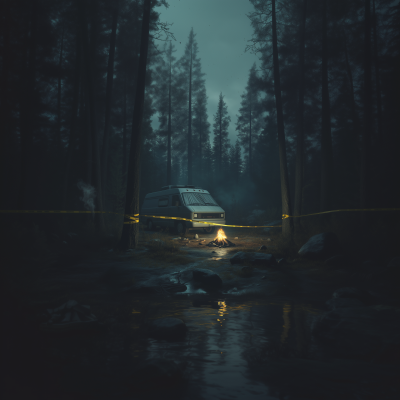 Creepy Forest Night