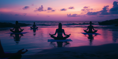 Yoga at Sunset