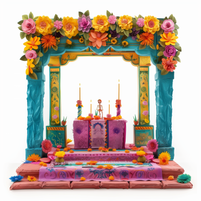 Empty Mexican Altar