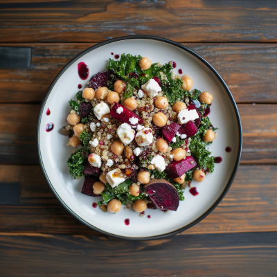 Fresh Kale Salad Menu Photo