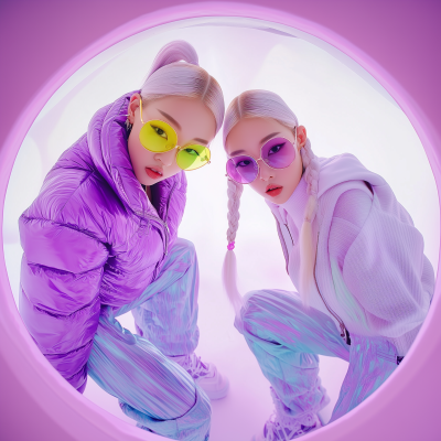 Hyperrealistic Modern Koreans