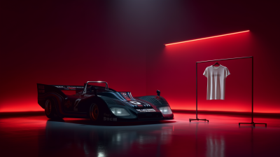 Porsche 936/76 in Minimalist Studio