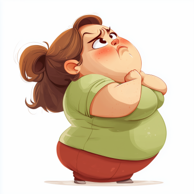 Angry Girl Illustration