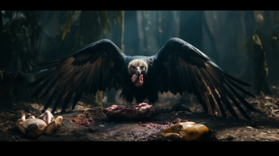 Condor Feeding
