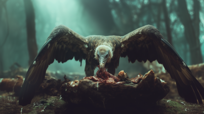 Vulture Feeding